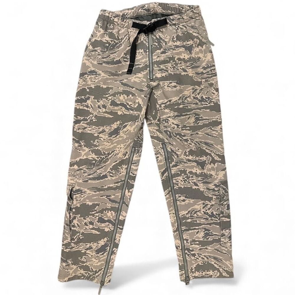 Massif Elements Military Pants Flame Resistant Sz M Tiger Camo Zip USA Nomex